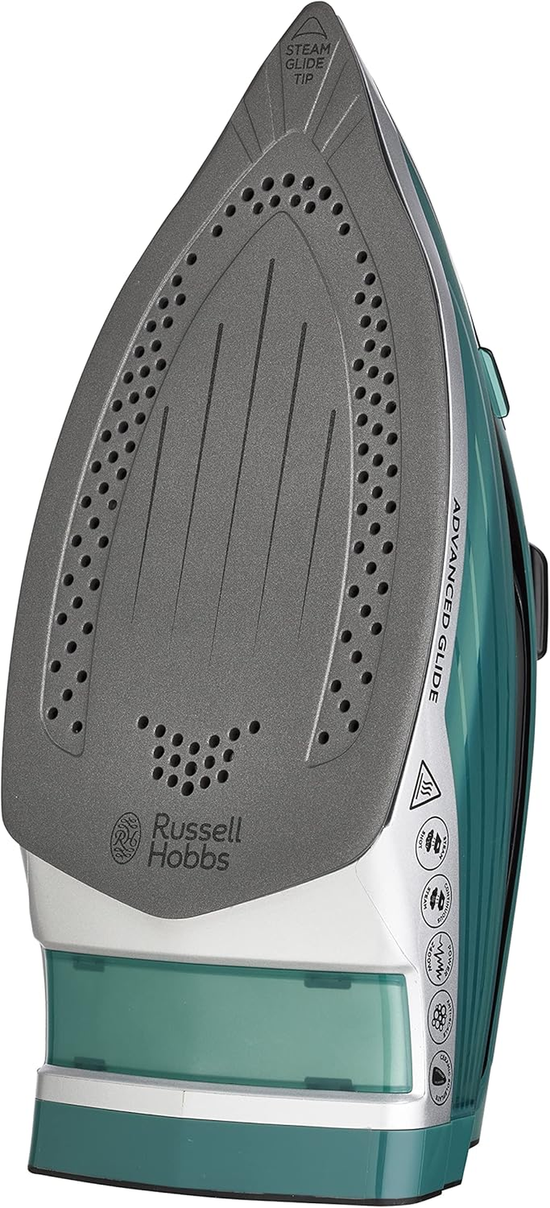 Russell Hobbs Advanced Glide Iron, RHC280, Non- Stick Ceramic Soleplate, Continuous Steam, Self Clean & De-Scale Functions, Durable, Green image number 3