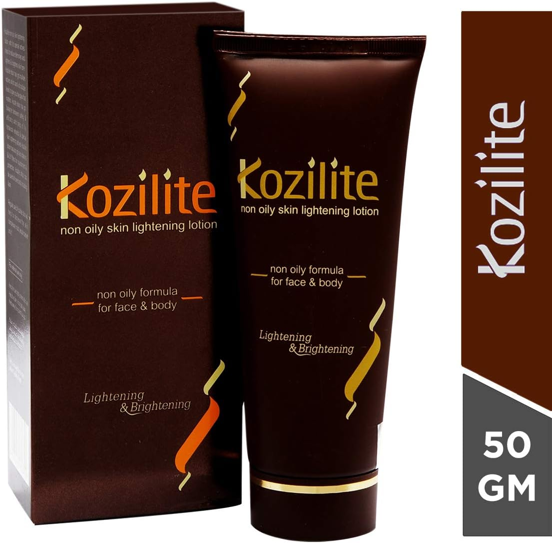 Ethiglo Kozilite_Non Oily Skin Lightening Lotion for Face & Body - 50Gm - Pack of 1