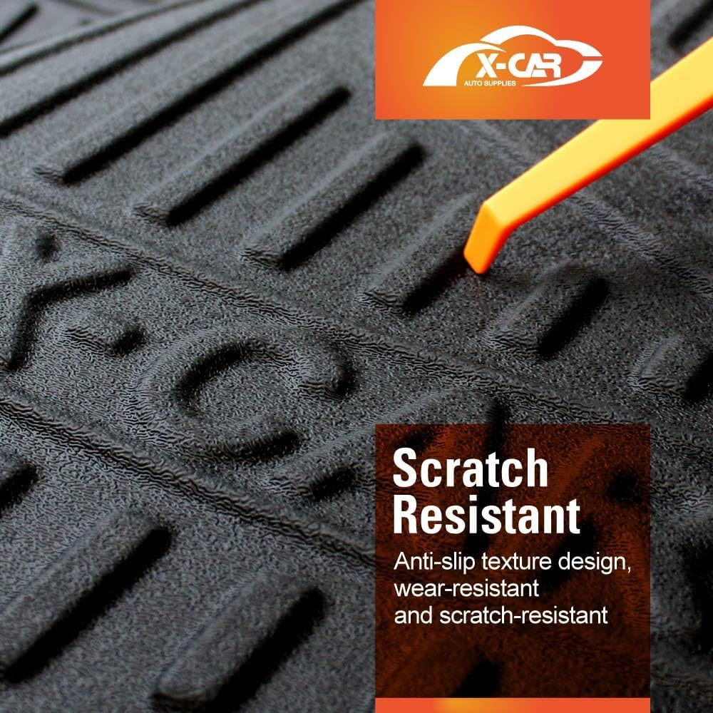 X-CAR 3D All Weather Boot Liner for Hyundai Santafe Santa Fe 6/7 Seater 2024-2025 Heavy Duty Cargo Trunk Cover Mat Luggage Tray image number 4