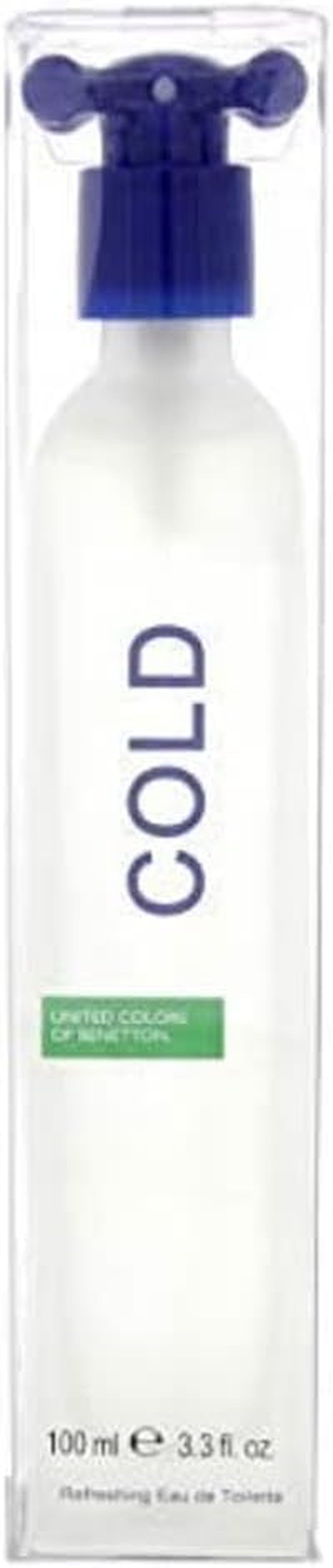 Benetton Cold Eau De Toillette Spray for Men, 100Ml
