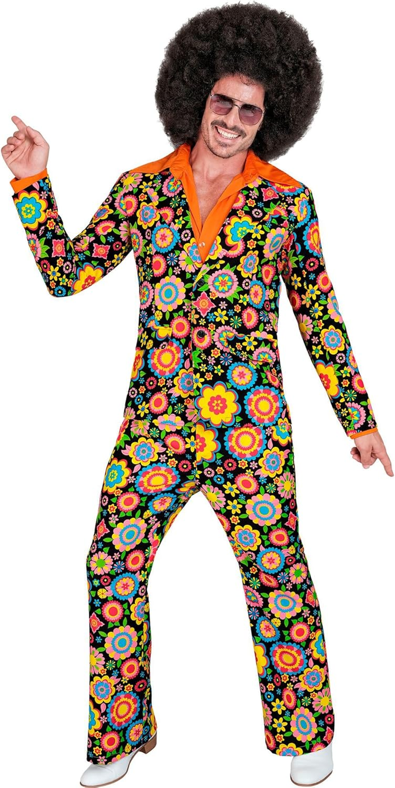 Widmann 18701 Costume 60S Suit, Multicoloured, S image number 5