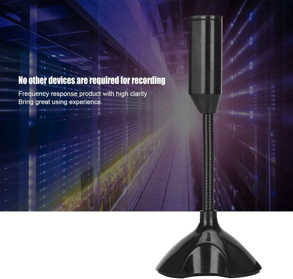 Microphone, High Performance High Sensitivity USB Driveless Plug and Play Computer Microphone for Xp/For 2/3 image number 1