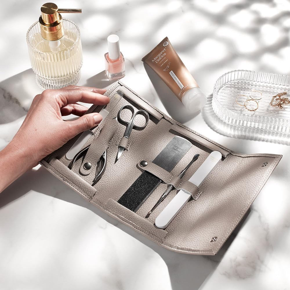 Manicure and Pedicure Set by Margaret Dabbs for Unisex - 6 Pc Foot File, Crystal Nail File, Super Shi image number 2