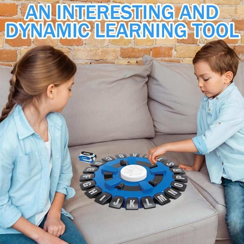 Board Games，Tapple Word Game，Family Board Game, Educational Puzzle Game，Letter Game, Think Words Interactive Board, Perfect Plaything for Family and Friends Party，Portable Packaging image number 5