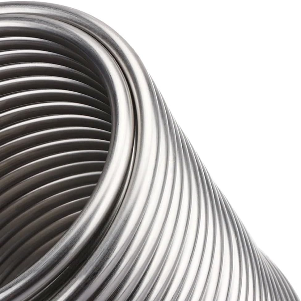 Wort Chiller, Chiller, Stainless Steel Heat Exchangers Coil, Immersion Wort, 1/2" and 3/8 "Port and Spiral Tube, Beer/Wine Cooler for Homebrew image number 5