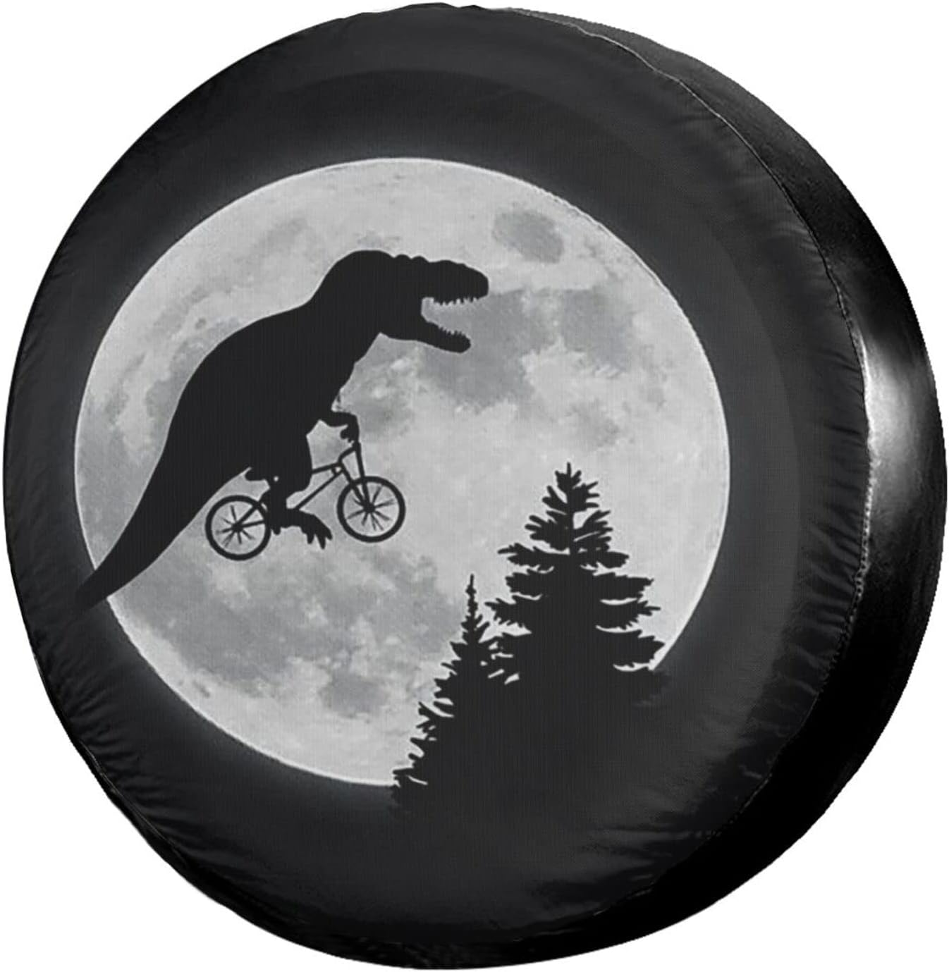 Delerain Dinosaur Spare Tire Covers Waterproof Dust-Proof Spare Wheel Cover Universal Fit for Jeep, Trailer, RV, SUV, Truck and Many Vehicle (17 Inch for Diameter 31"-33") image number 5