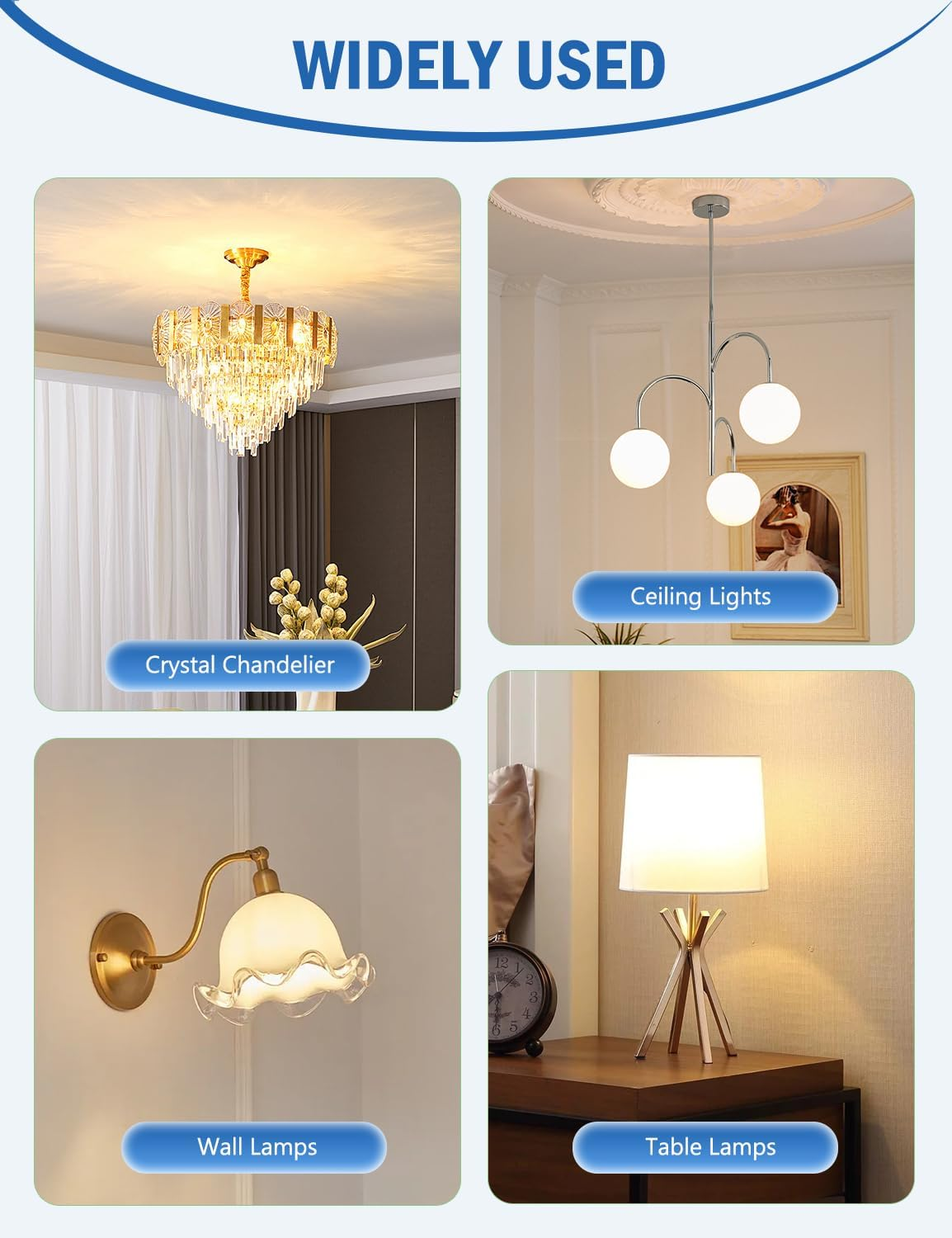 G9 Led Bulb Warm White, 3W, 350LM, 2700K, Equivalent to 30-40W Halogen, No Flicker, Non-Dimmable, 360&deg;Beam Angle, AC 220-240V, Bi-Pin Ceramic Base G9 Led Light Bulbs for Home Lighting-6Pcs - Warm White image number 3