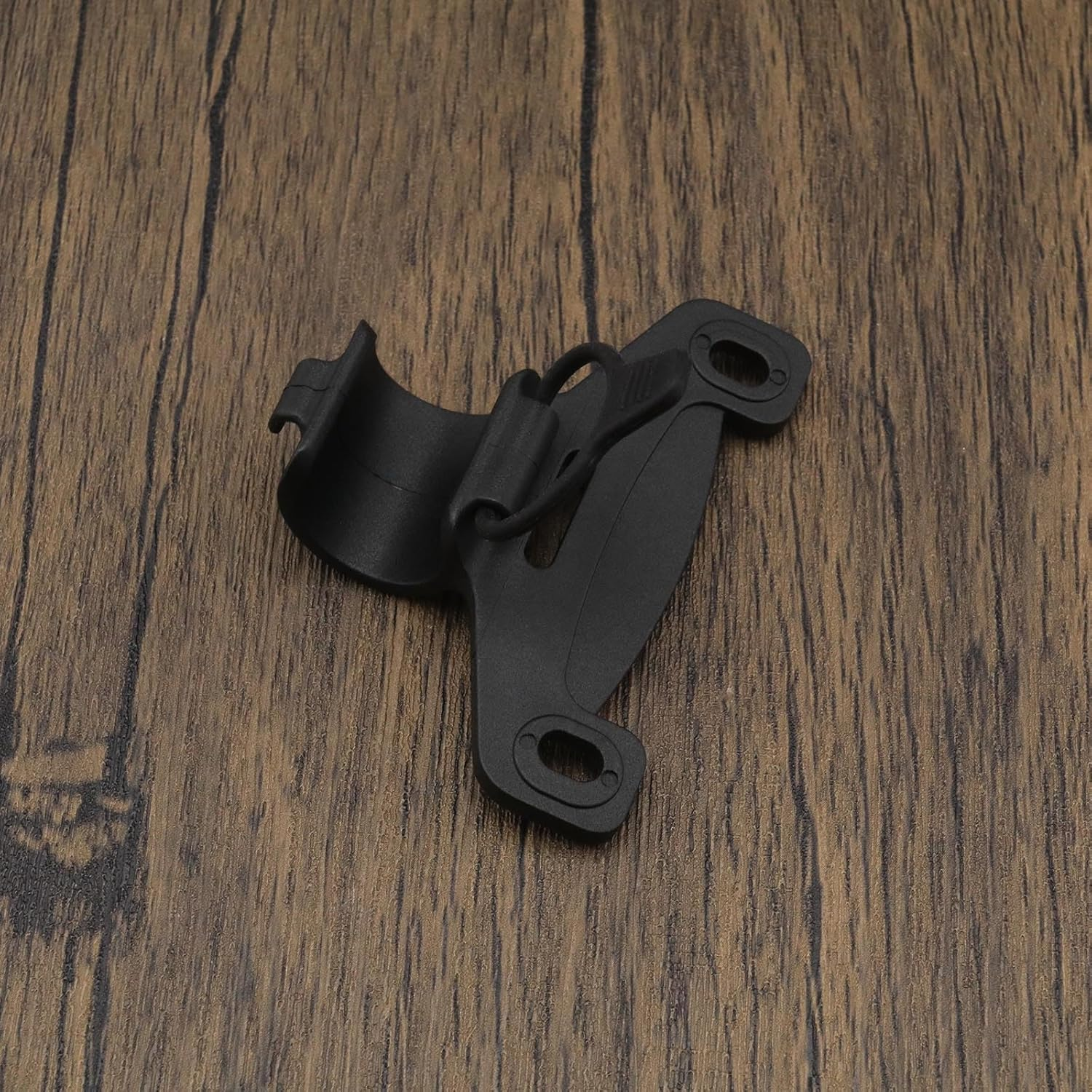 Create Idea 4PCS 20Mm Black Plastic Bicycle Pump Holder Bracket Bike Cycling Pump Holder Silicone Fixing Strap Clip for Road and Mountain Bikes 20Mm Diameter Air Pump