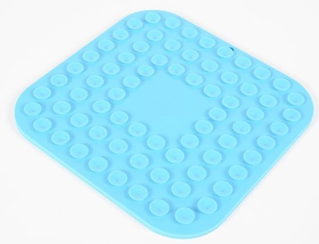 Mat for Dogs & Cats Calming Mat for Anxiety Relief, Boredom Buster, Slow Feeder (Blue, 21 * 21 * 0.8CM) image number 6