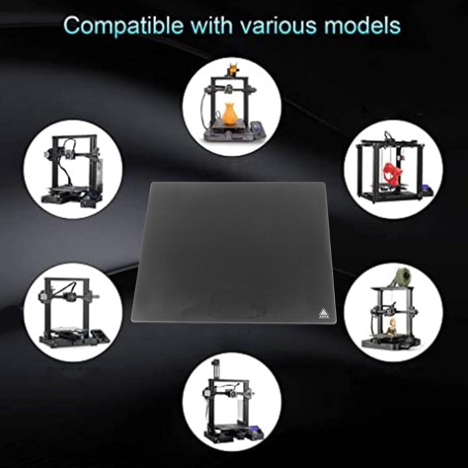 3D Printer Glass Bed 220X240X4Mm 3D Printer Tempered Plate Build Surface Platform for MEGA S image number 2