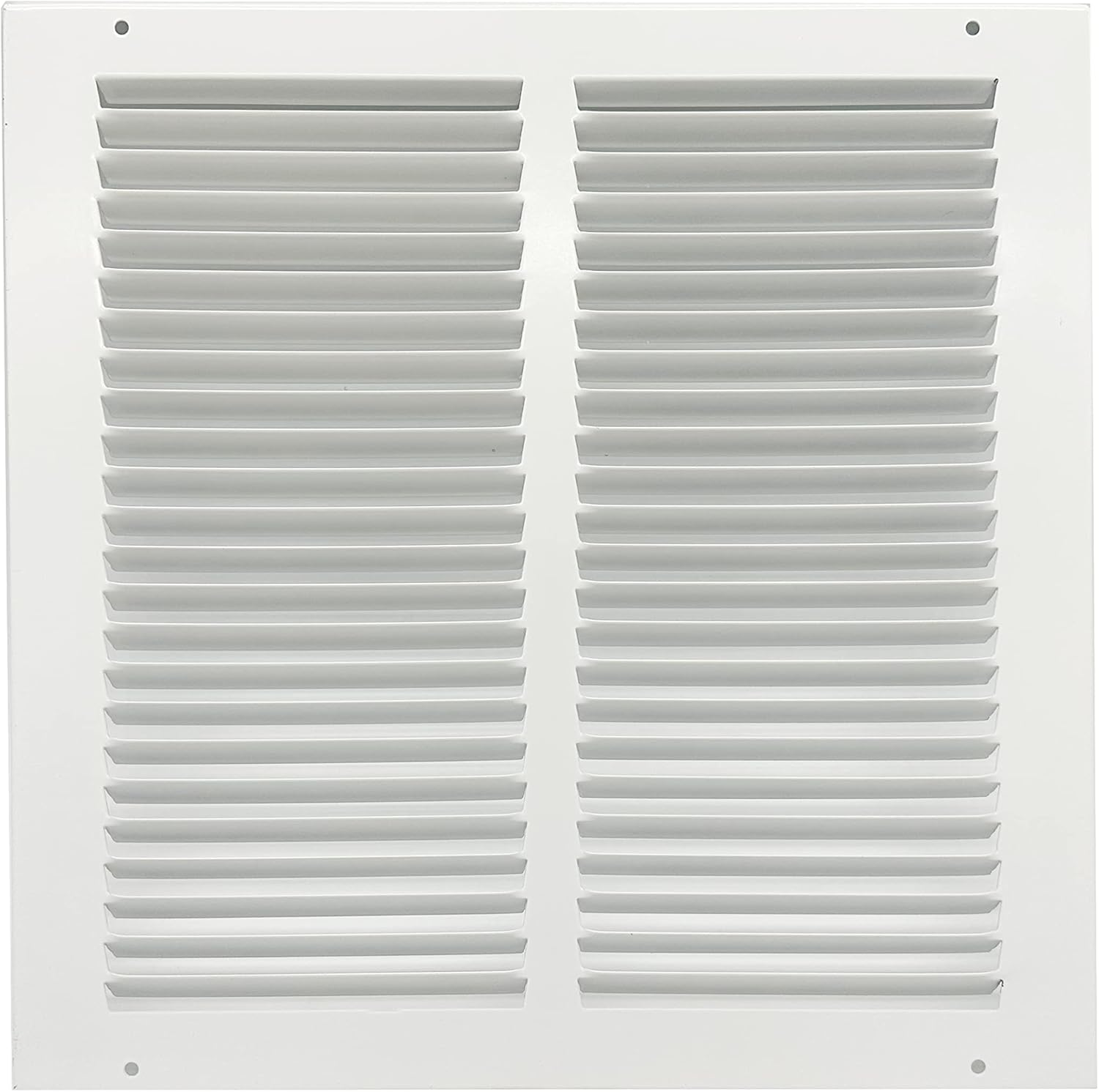 Rocky Mountain Goods Air Return Grille - Heavy Duty Steel with Premium Finish - Includes Full Installation Kit - Louvered Design - Paintable Vent Cover - Matte White - Consistent Air Flow, White image number 1