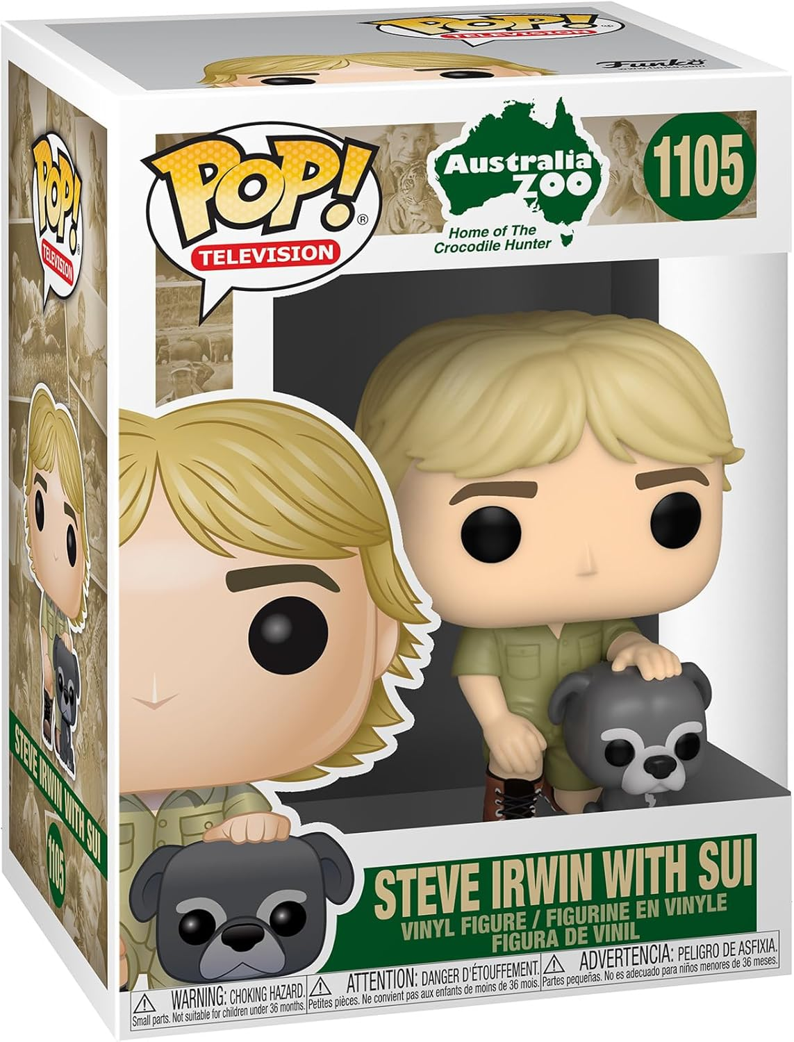 FUNKO POP! TELEVISION: Crocodile Hunter - Steve Irwin with Sui image number 5
