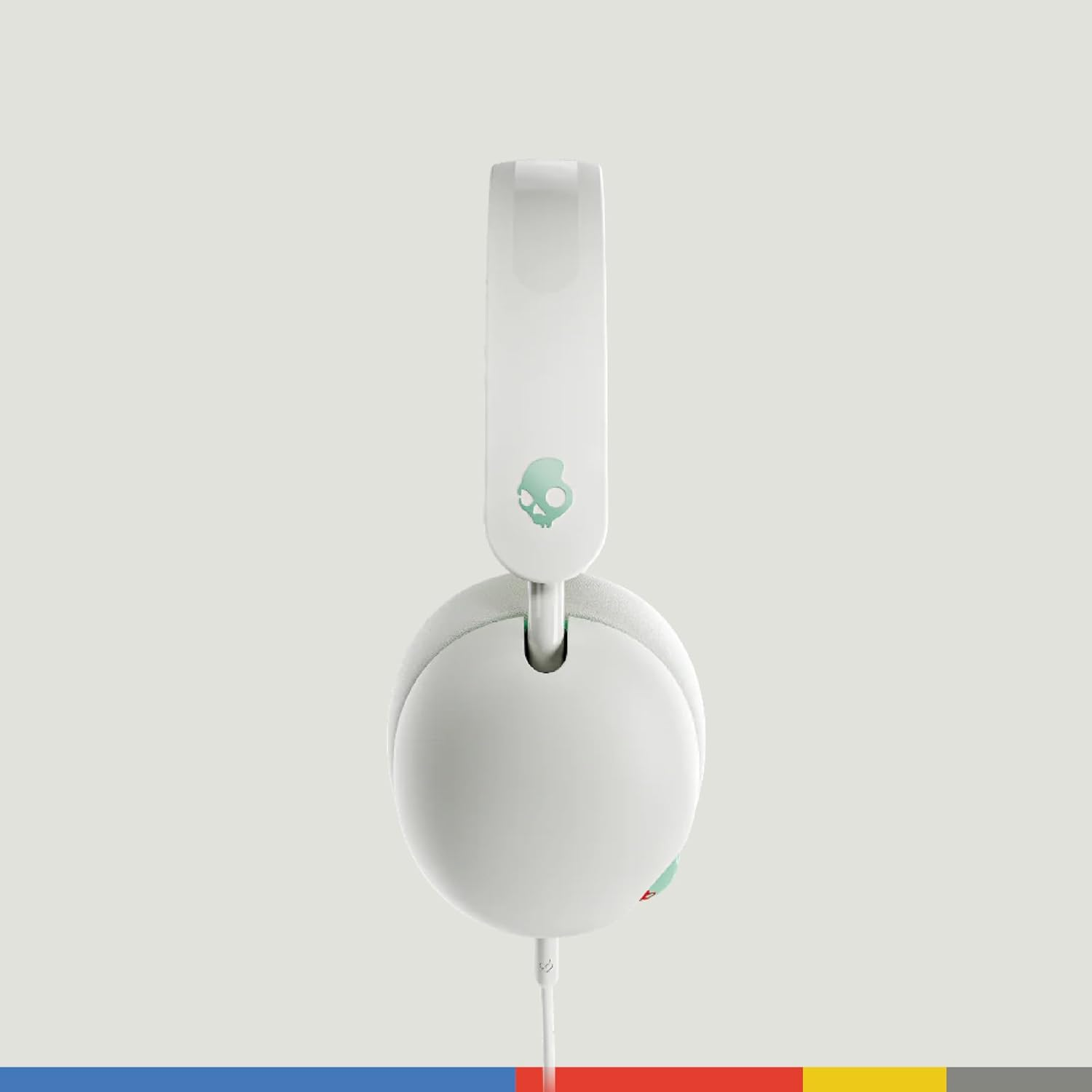 Skullcandy Grom Over-Ear Wired Headphones for Kids, Bone Seafoam image number 2