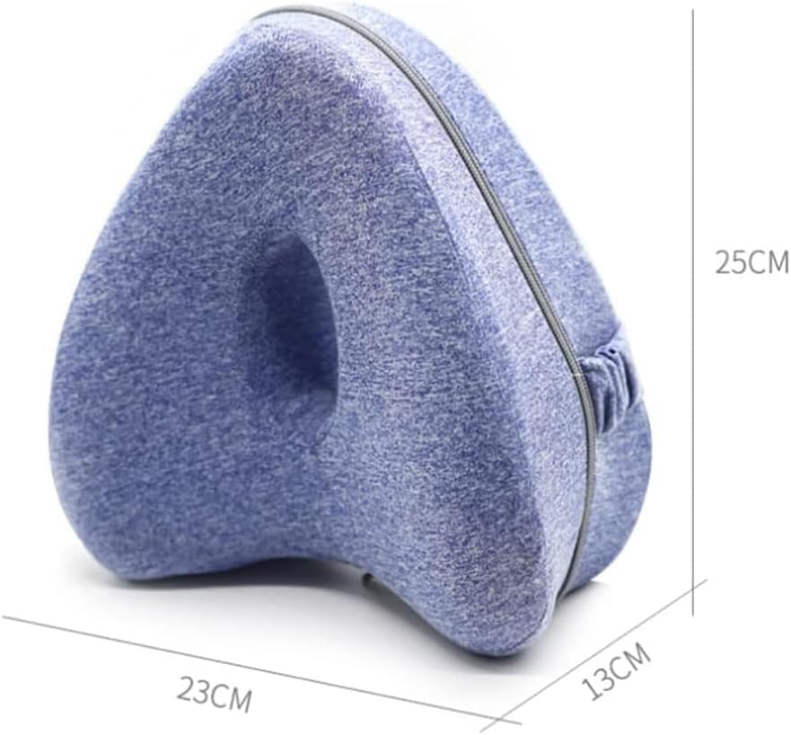 Leg Alignment Pillow, Hip and Back Pain Relief, Side Sleeper Support (Blue) image number 5
