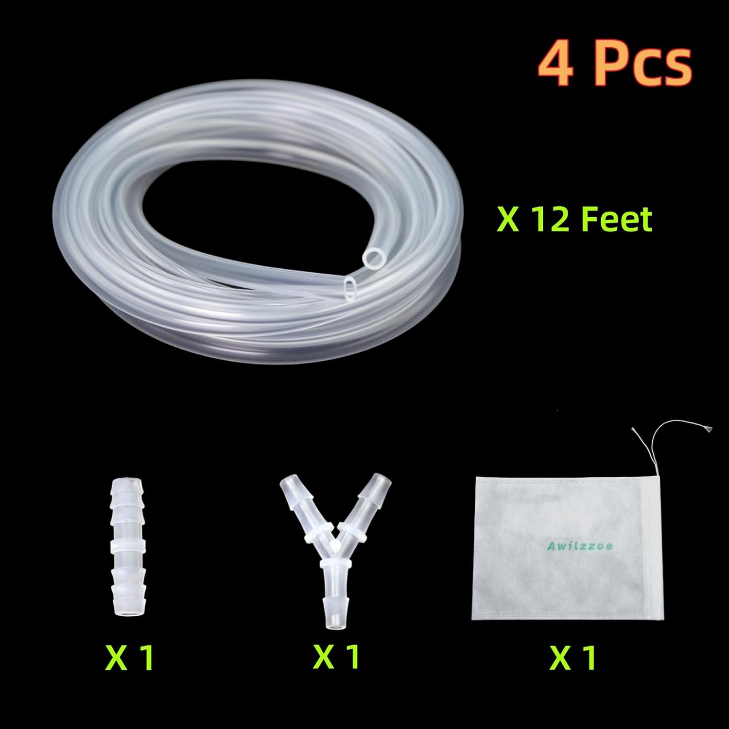 3.65M(12Ft) 6Mm ID X 10Mm OD(1/4" ID X 3/8" OD) Food Grade Silicone Tubing, Home Brewing,Homebrew Kit Wine Making, Aquarium Air Hose, High/Low Temp Resistant, Transparent,Bpa-Free image number 5