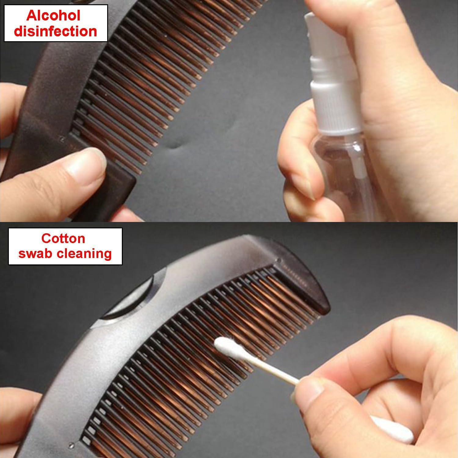 Taicols Energy Massage Comb Hair Dressing Comb Healthier Scalp and Better Hair Quality Removal of Dandruff and Dirt for Women Men Curly Wavy Barber Scalp Comb for Dandruff Removal image number 2