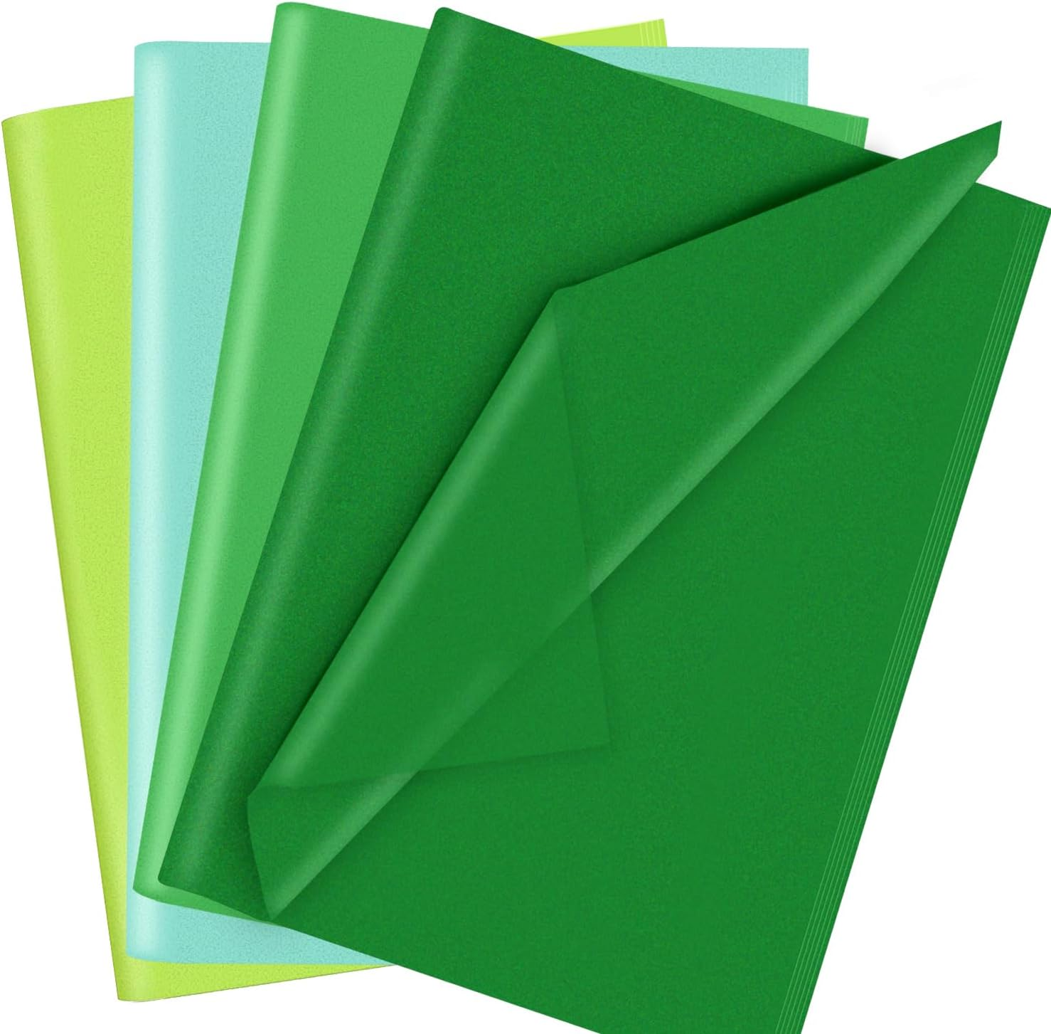 Tissue Paper Bulk, 105 Sheets Tissue Paper for Gift Bags Crafts, 7 Metallic Colors Tissue Paper for Wrapping Packaging Pastel Tissue Paper for Wedding Birthday Baby Shower Party Decor, 14 X 20 Inches