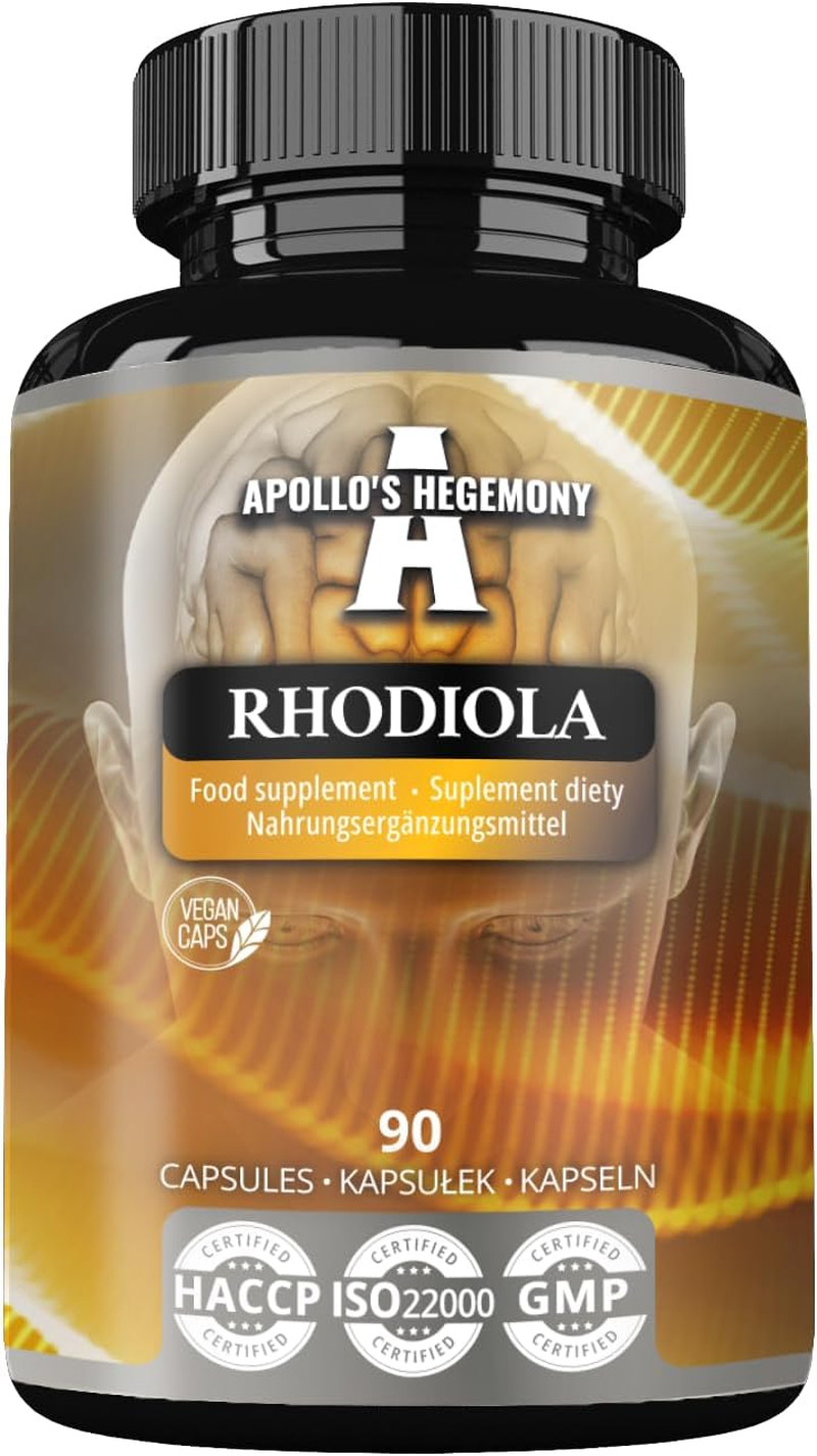 Rhodiola Rosea 125 Mg, Rose Root Extract (3% Salidroside), 90 Vegan Tablets, 12 Month Supply, Herbal Supplement to Reduce Fatigue and Improve Well-Being - by Apollo'S Hegemony image number 3