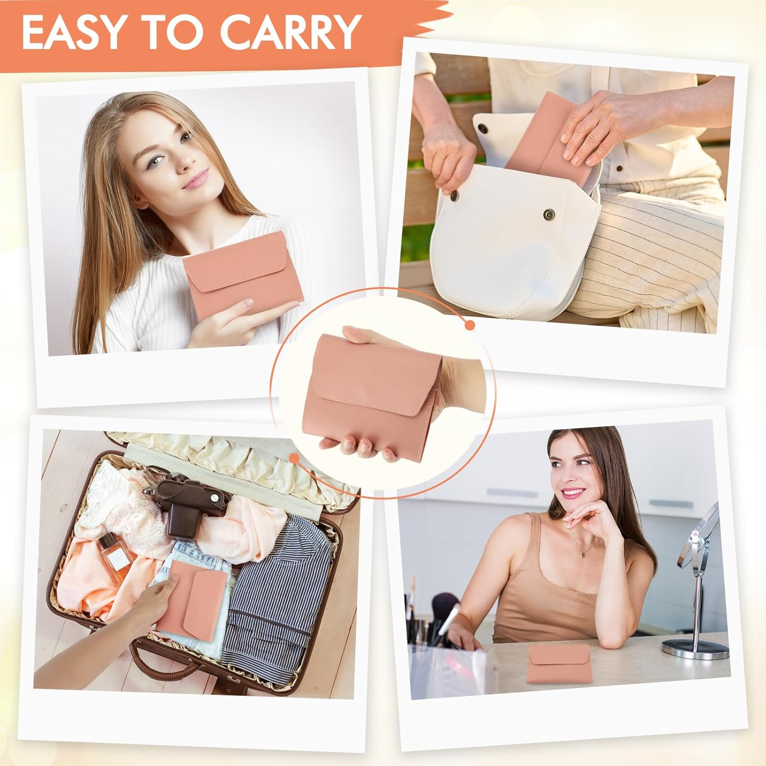 NINEMAX Manicure Set Nail Cutter Nail Clipper Kit 16Pcs Stainless Steel Rust Nail Manicure Set Manicure Kit, Travel Leather Case Sizes Nail Kit Pedicure Kit for Women Men Travel Home Gift Giving Green Visit the NINEMAX Store (Pink) - Blue image number 3