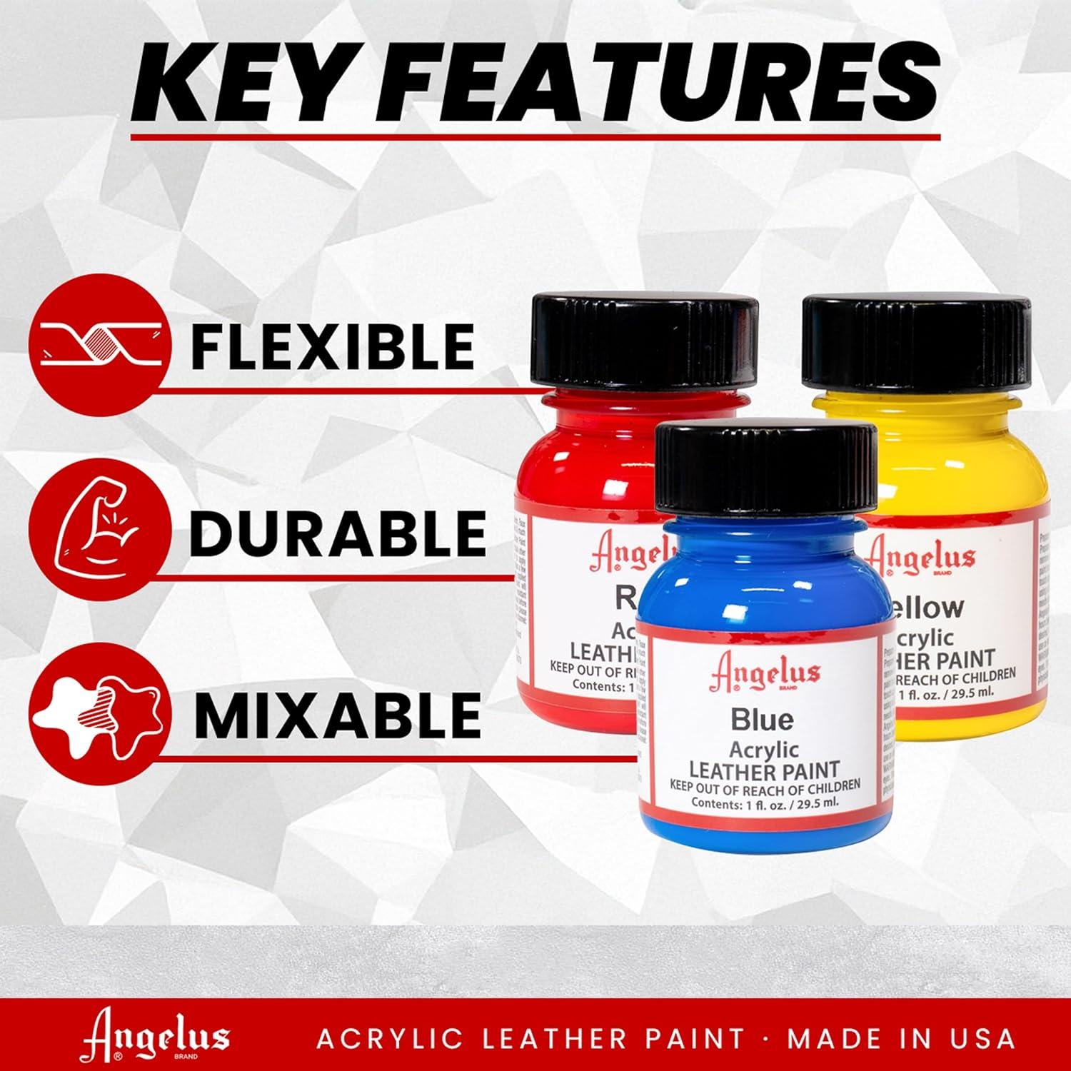 Angelus Leather Paint Basics Kit image number 1