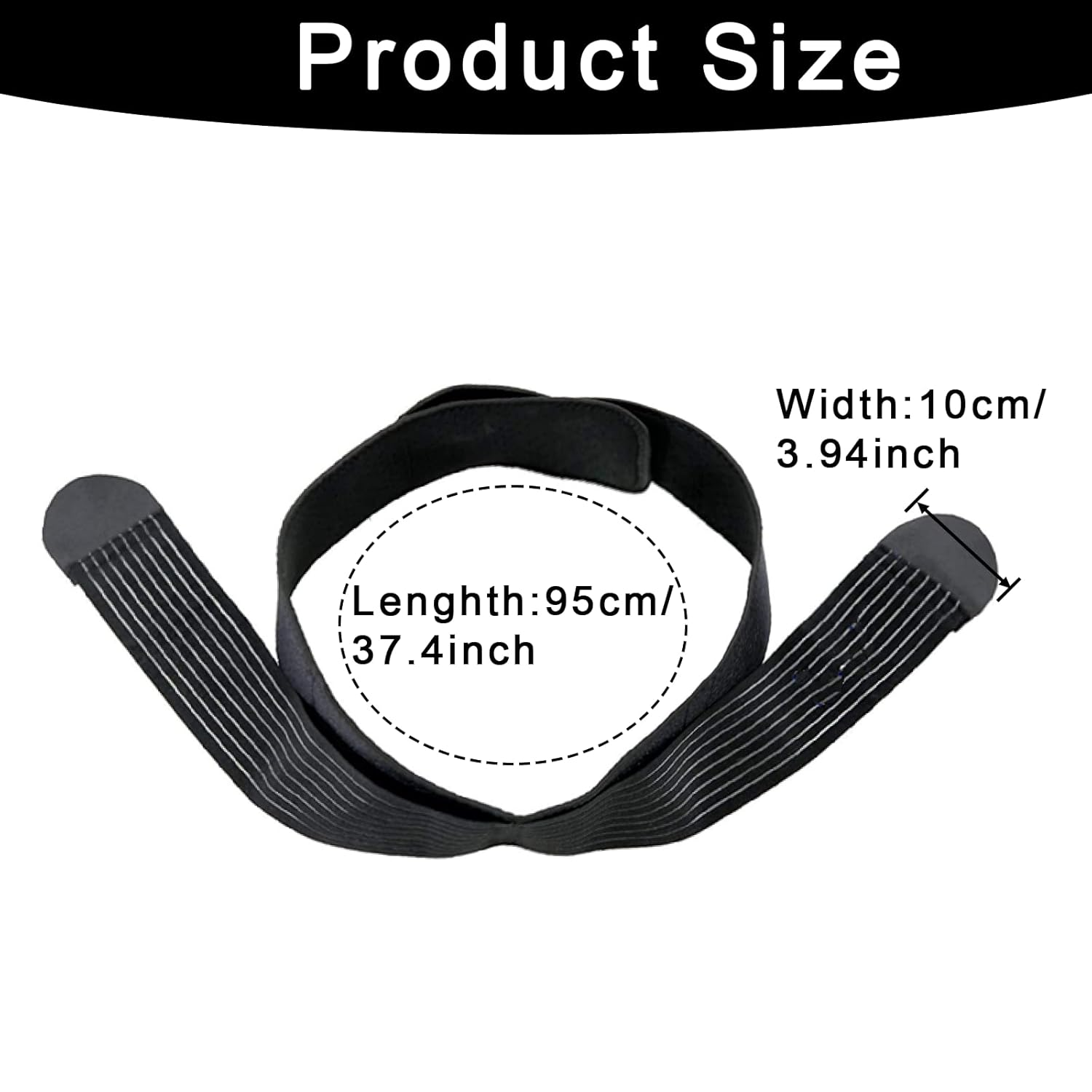 Sacroiliac Joint Hip Belt Pelvic Support Belt for Men and Women Adjustable Lower Back Support for Lower Back, Lumbar Spine and Hip Pain Suitable for 32-42 Inch Body Type image number 4