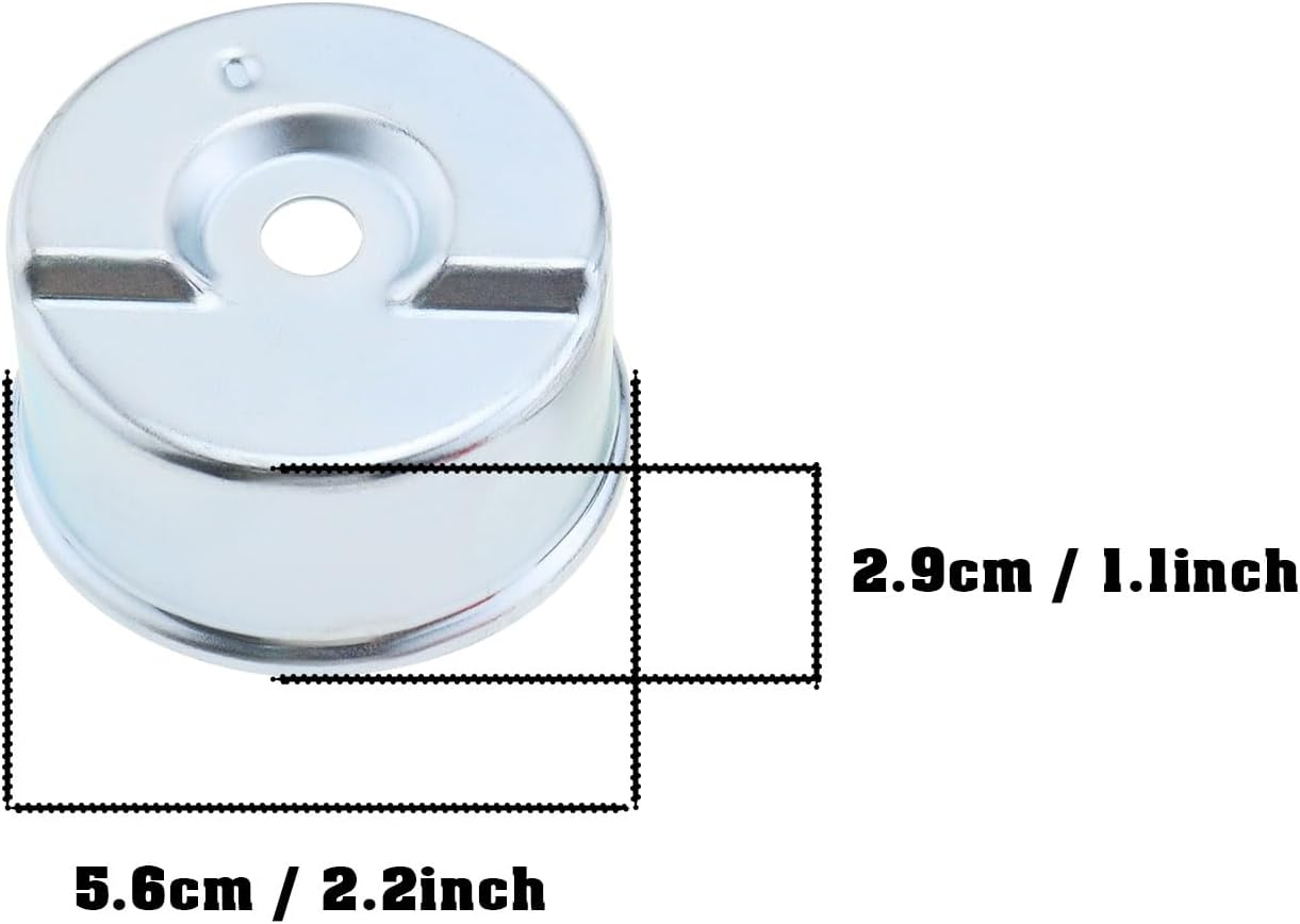 SG Store 2Sets Carburetor Float Bowl & Needle Seat Kit Primer Bulb O-Ring Repair Kit Compatible with Tecumseh 631867 631021B 631021A 631021 36045A Lawn Mower Carb image number 3