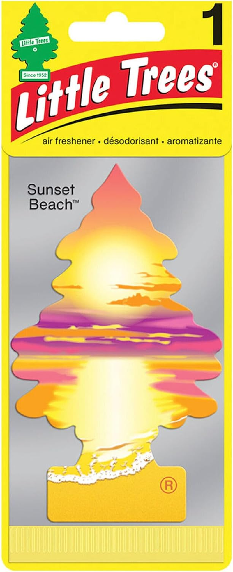 Little Trees Air Freshener Hanging Tree - Sunset Beach | Pack of 24