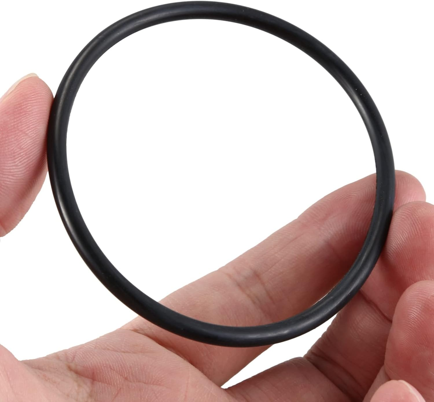 10 PCS 80 Mm External Dia 4 Mm Thick Filter Rubber O-Ring Seal Black