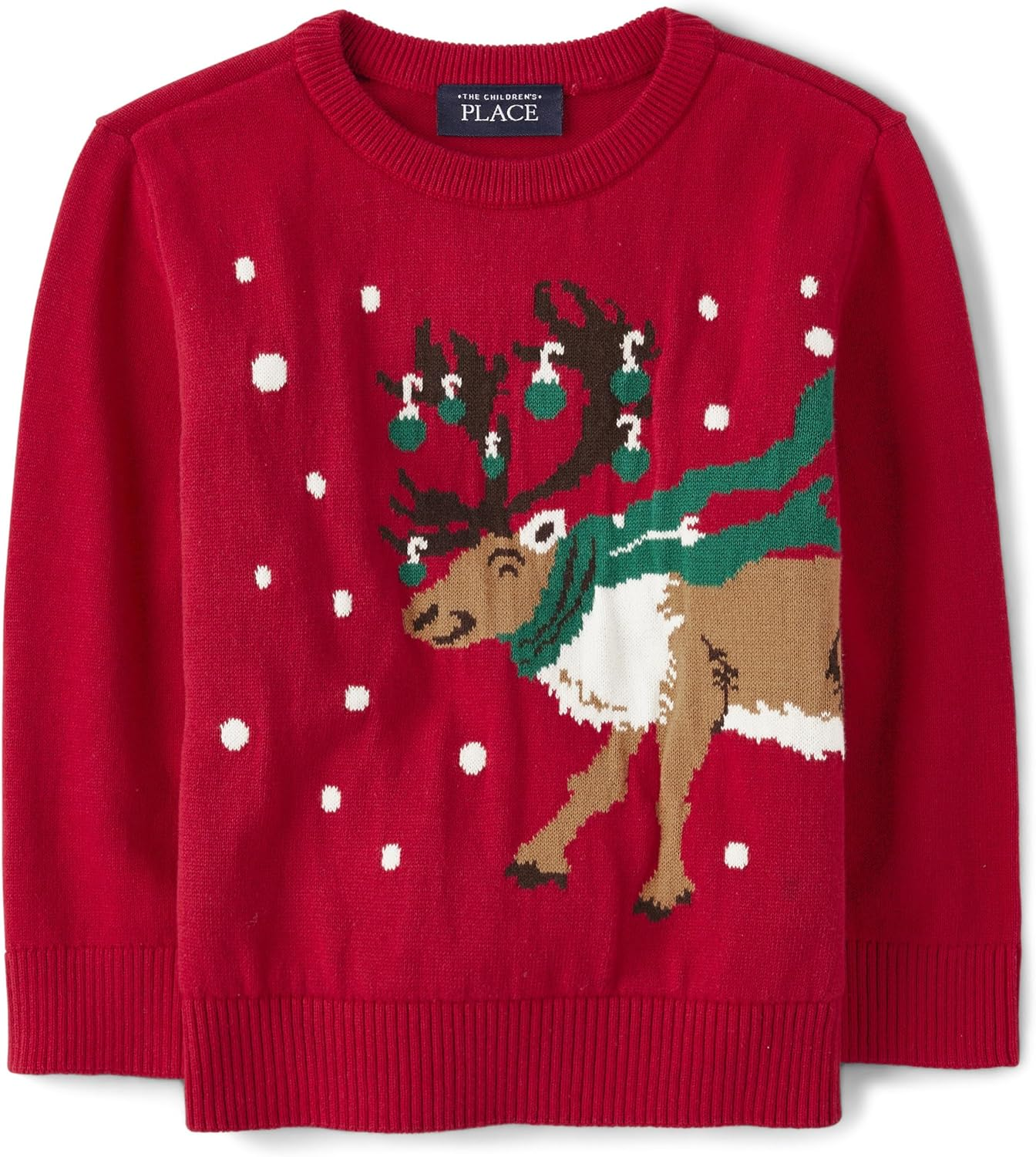 The Children'S Place Baby Boys Long Sleeve Holiday Sweater image number 3
