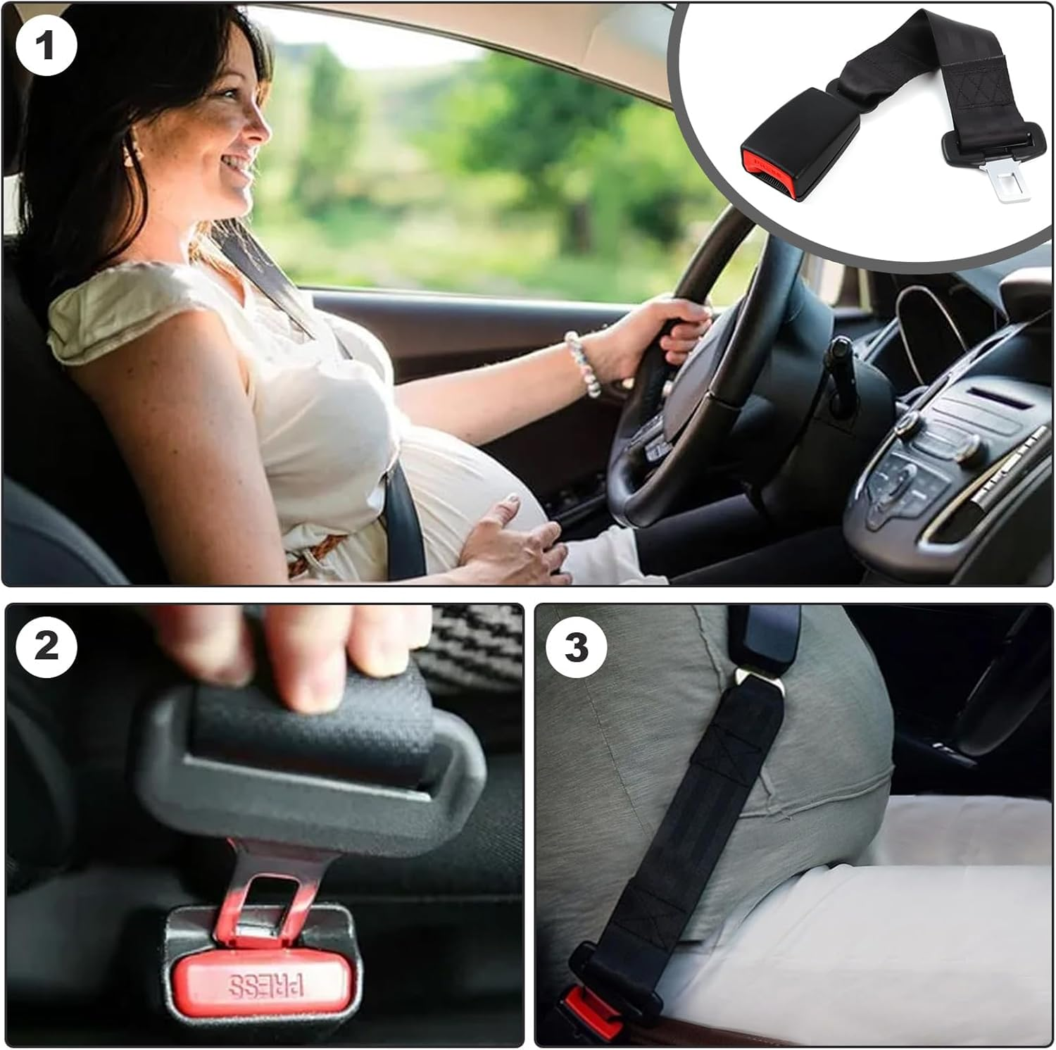 Car Accessories, Car Parts, Compatible with 95% of Cars (Black) 37Cm image number 4