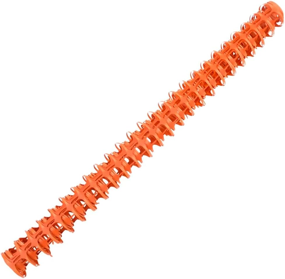 Vidaxl Safety Garden Fence 30 M - HDPE Material, Orange - Temporary Fencing Solution for Construction Sites, Farms, Outdoor Events image number 1