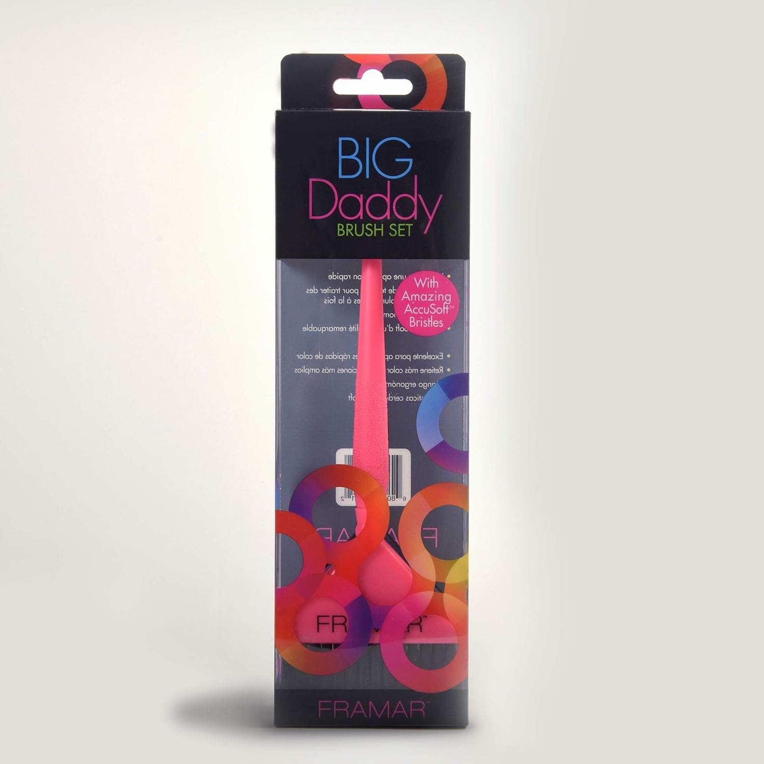 Framar Big Daddy Brush Set, Hair Color Brush Set - Hair Coloring Brush, Hair Dye Brush, Root Touch up Brush - 3 Pack image number 1