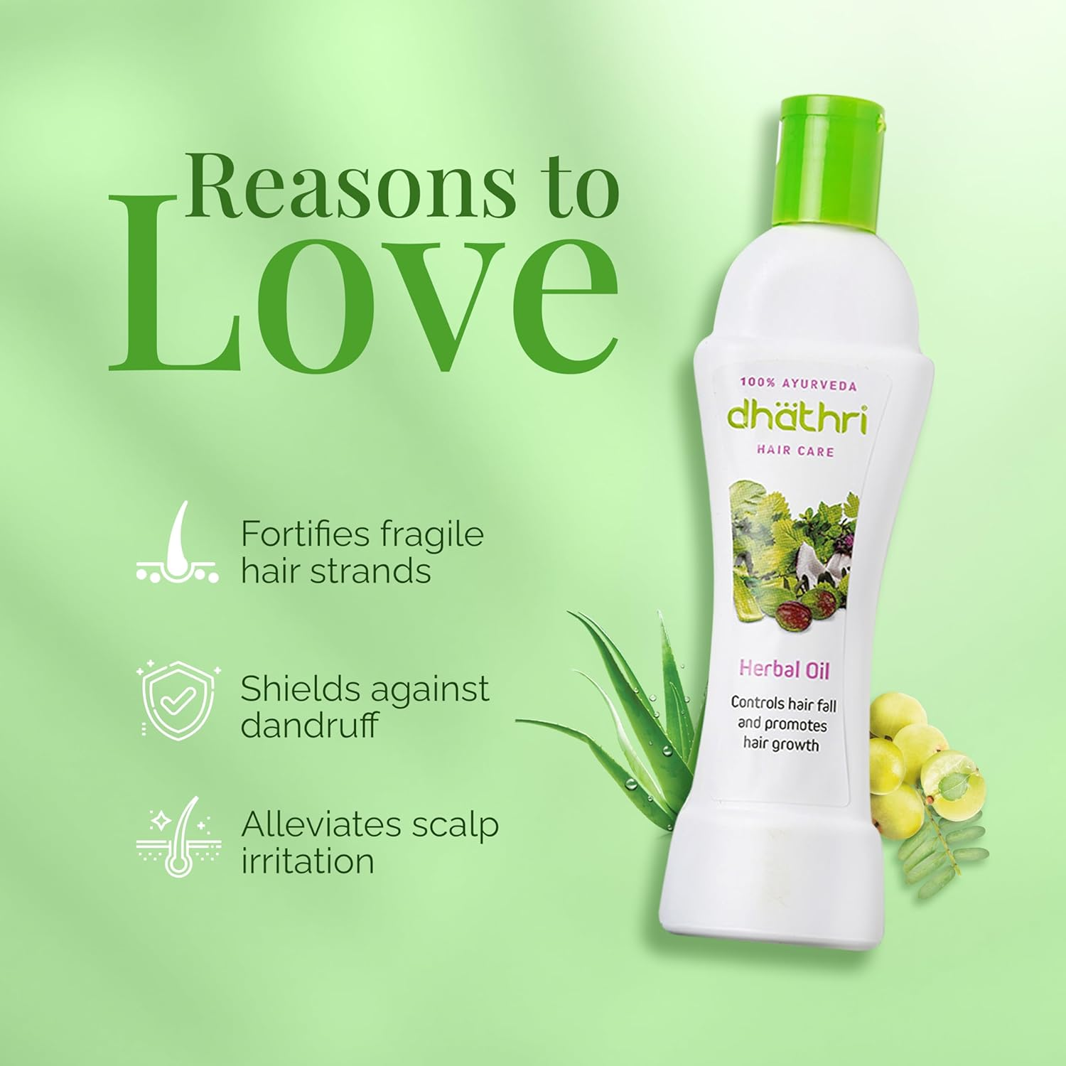 Dhathri HAIR CARE Herbal Oil Pack of 1-100 Ml Each image number 1