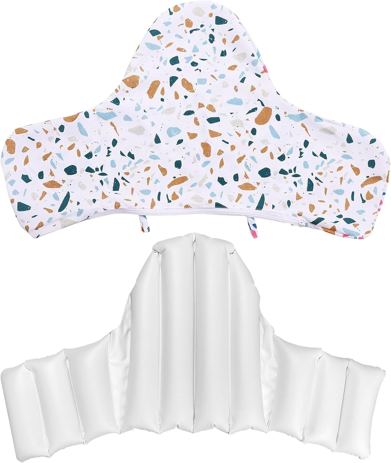 High Chair Cushion for IKEA Antilophigh Chair, Inflatable Baby High Chair Cushion, Built-In Inflatable Cushion, Highchair Insert and Cover, Replacement Comfortable Sitting for Supporting (Dinosaur)