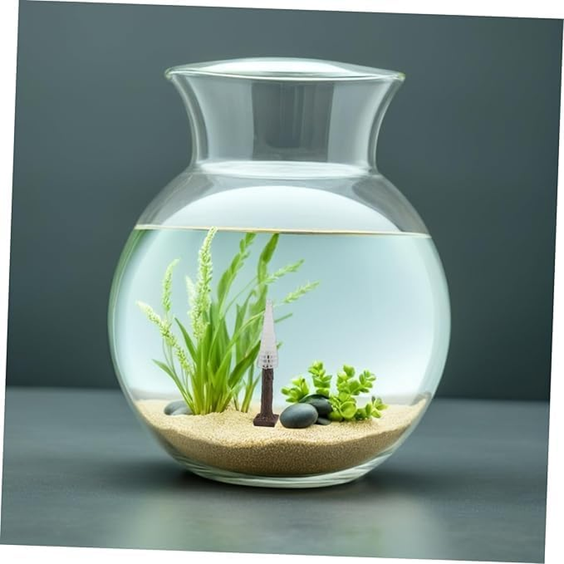Ksngtixe 2Pcs Christmas Moss Tree Aquarium Decor - Artificial Underwater Plants for Fish Tank, Holiday Themed Fish Decorations with Realistic Trunk Design image number 3
