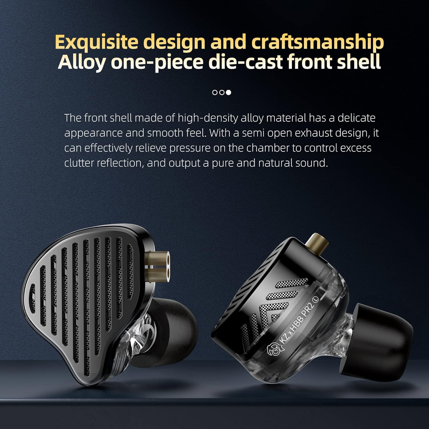 KZ X HBB PR2 in Ear Monitor Earphone,13.2Mm Planar Magnetic Driver In-Ear Wired Headphones Hifi IEM Earphones with Detachable 2Pins Cable for Musicians (Matte Black, No Mic)&hellip;&hellip;