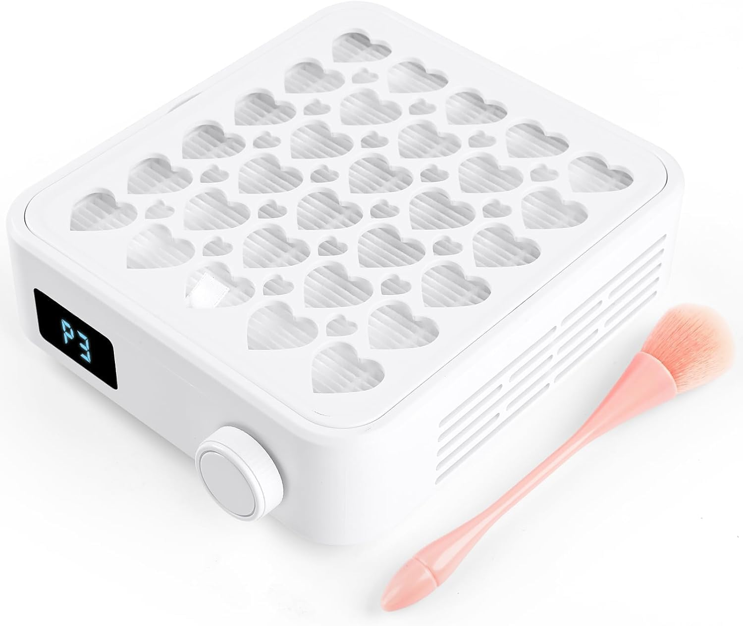 BQAN Nail Dust Collector Portable 4200RPM Vacuum with Reusable Filter for Acrylic Drilling Dust Beginner Friendly Small Manicure Tool image number 4