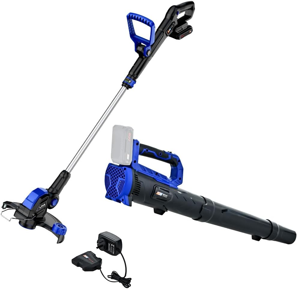 Powerblade 20V Leaf Blower & Line Trimmer/Edger Combo, Kit with 4.0Ah Battery & Fast Charger image number 4