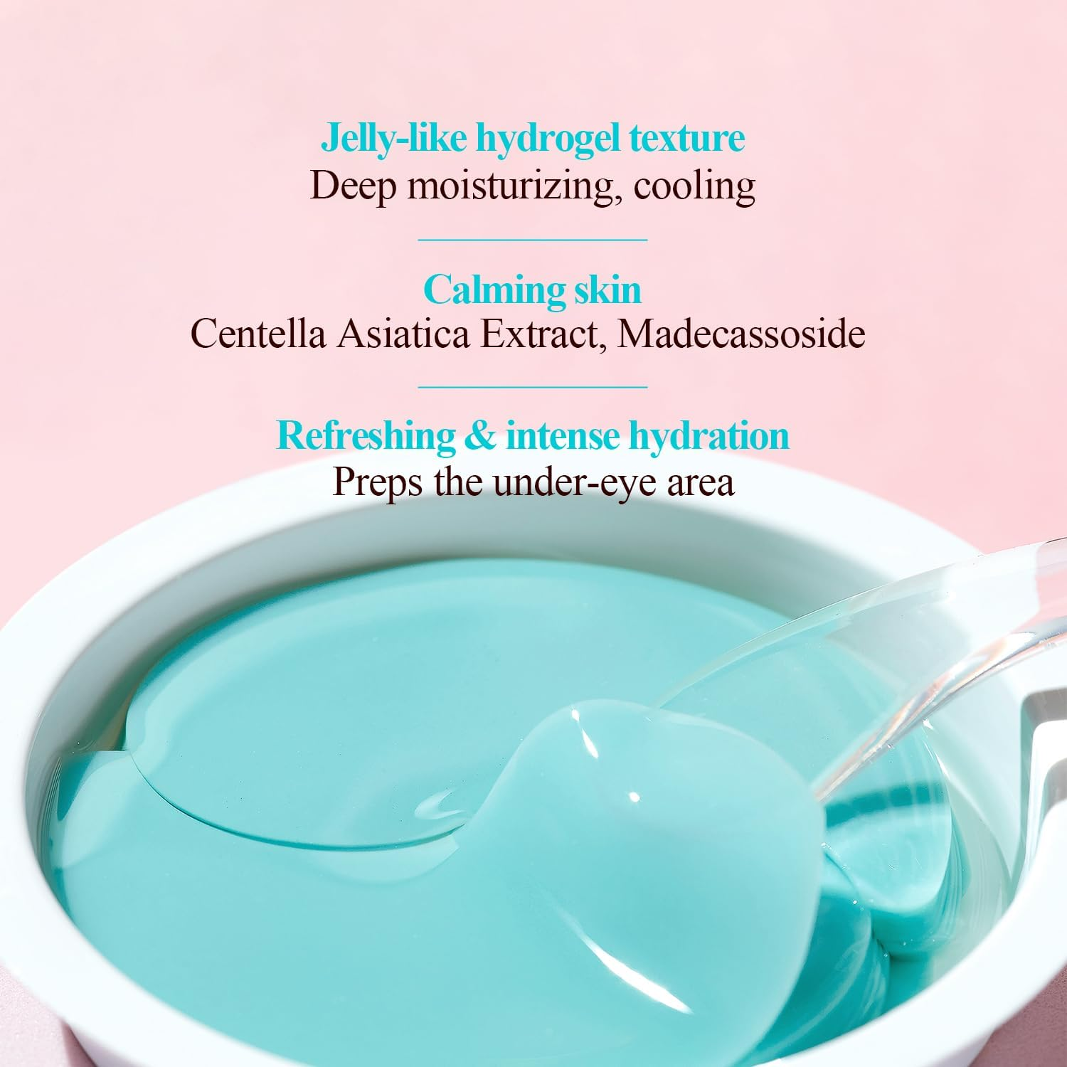 10 DAY Eye Mask Centella 20Pcs (10Pairs) - Soothing Eye Patch, Calming Eye Area with Madecassoside, Centella Asiatica Extract, Asiaticoside, Travel Friendly, Lightweight image number 1