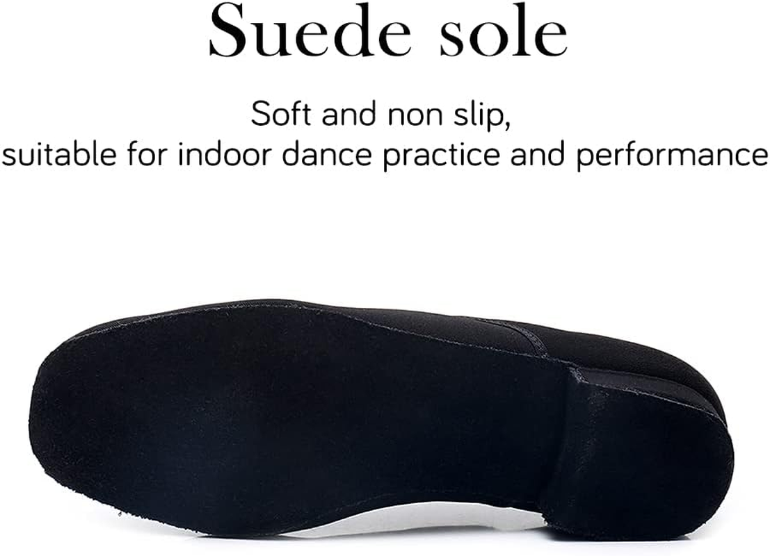 HIPPOSEUS Men'S Ballroom Dance Shoes Latin Tango Morden Rumba Social Dance Shoes Low Heel 1",Model M2 image number 4
