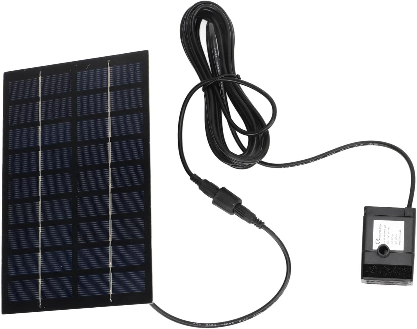 High Stability Solar Water Solar Water Pump Kit, Solar Pond Pump Pump Kit 9V 1.8W anti Clogging Mesh Solar Pond Pump for Bird Baths, Easy Mounting image number 2