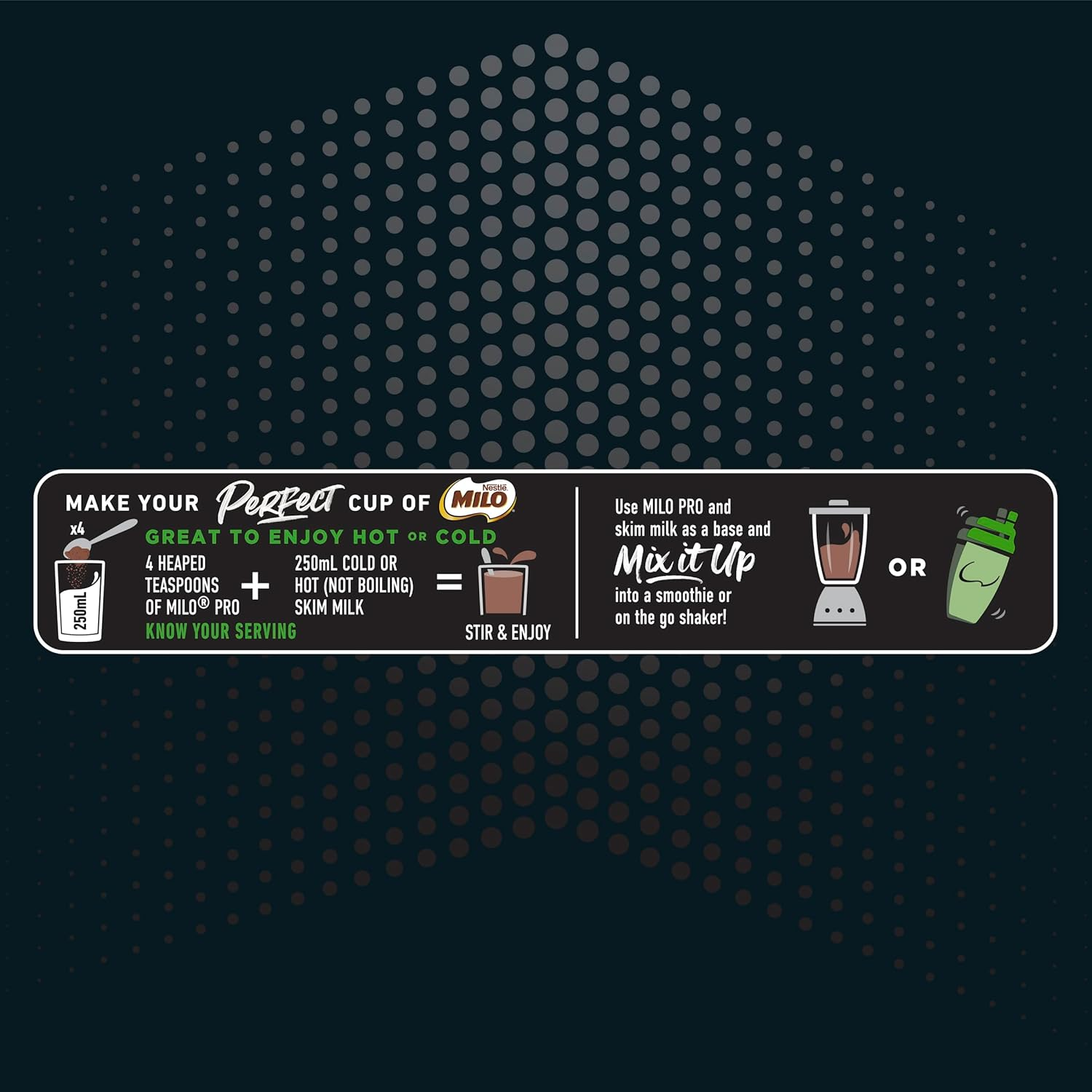 Milo Pro Protein Chocolate Malt Powder Hot or Cold Drink 440 G image number 5