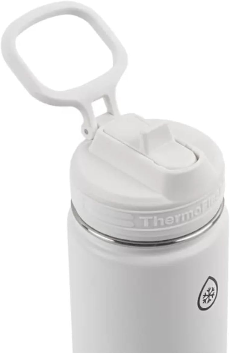 Thermoflask Set of 2 16 Oz Stainless Steel Bottles (White/Blue) image number 2