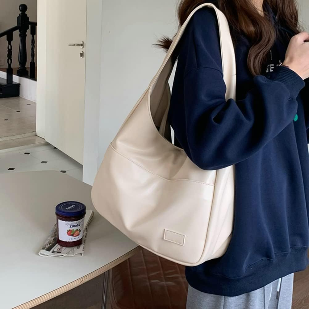 Women Tote Handbags Chic Vegan Leather Tote Bag Purse Stylish Casual Trendy Large Soft Shoulder Bag image number 2