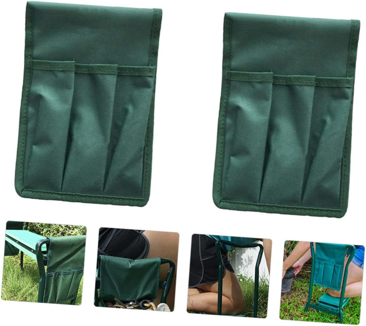 UPKOCH 2Pc Garden Kneeler Tool Bags Oxford Cloth Gardening Kneeling Pad Pouches image number 1