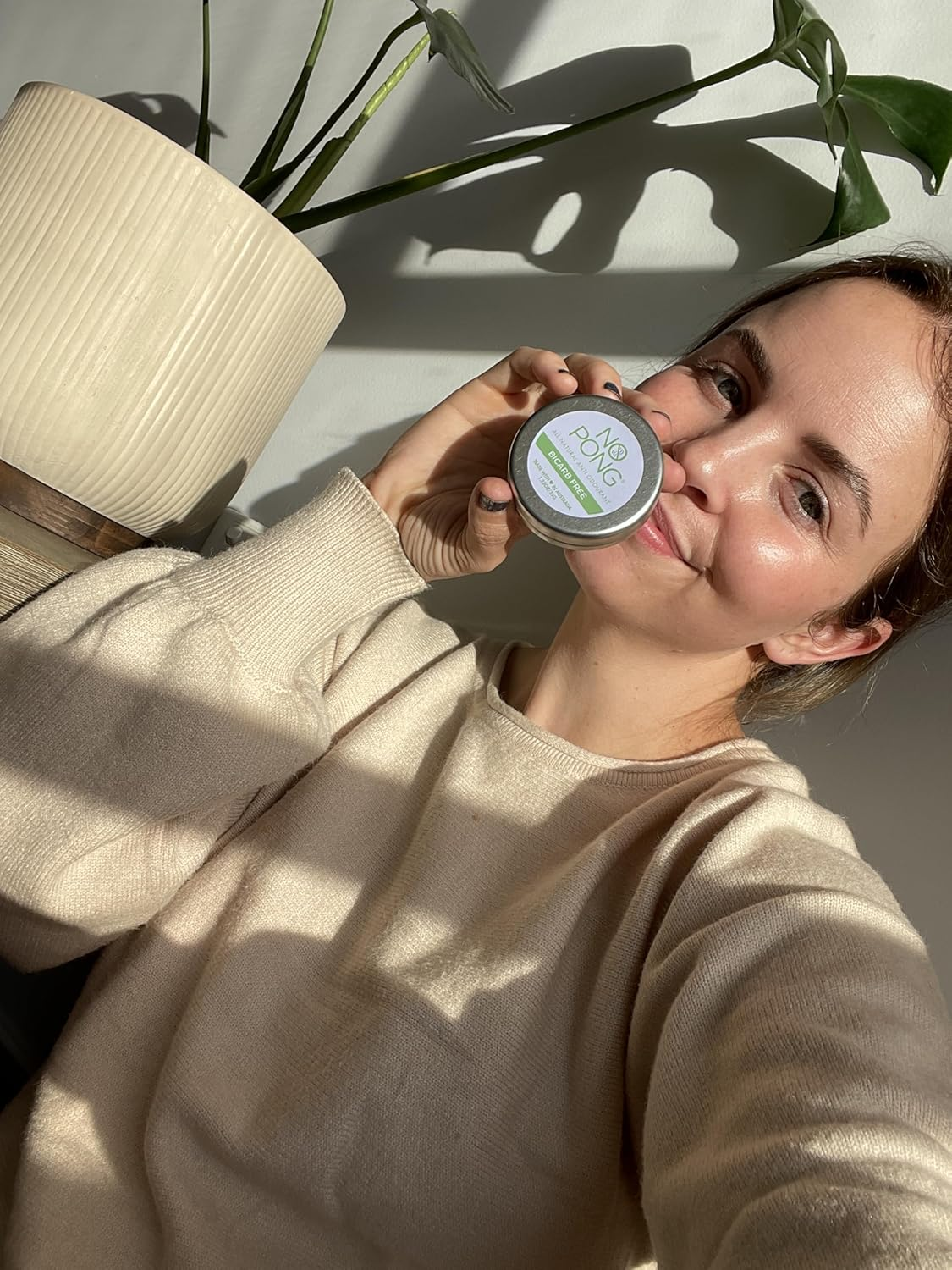 No Pong Bicarb Free, All-Natural Deodorant, Sensitive Cream Deodorant, Paraben-Free, Aluminium-Free, Plastic-Free, 35G image number 2