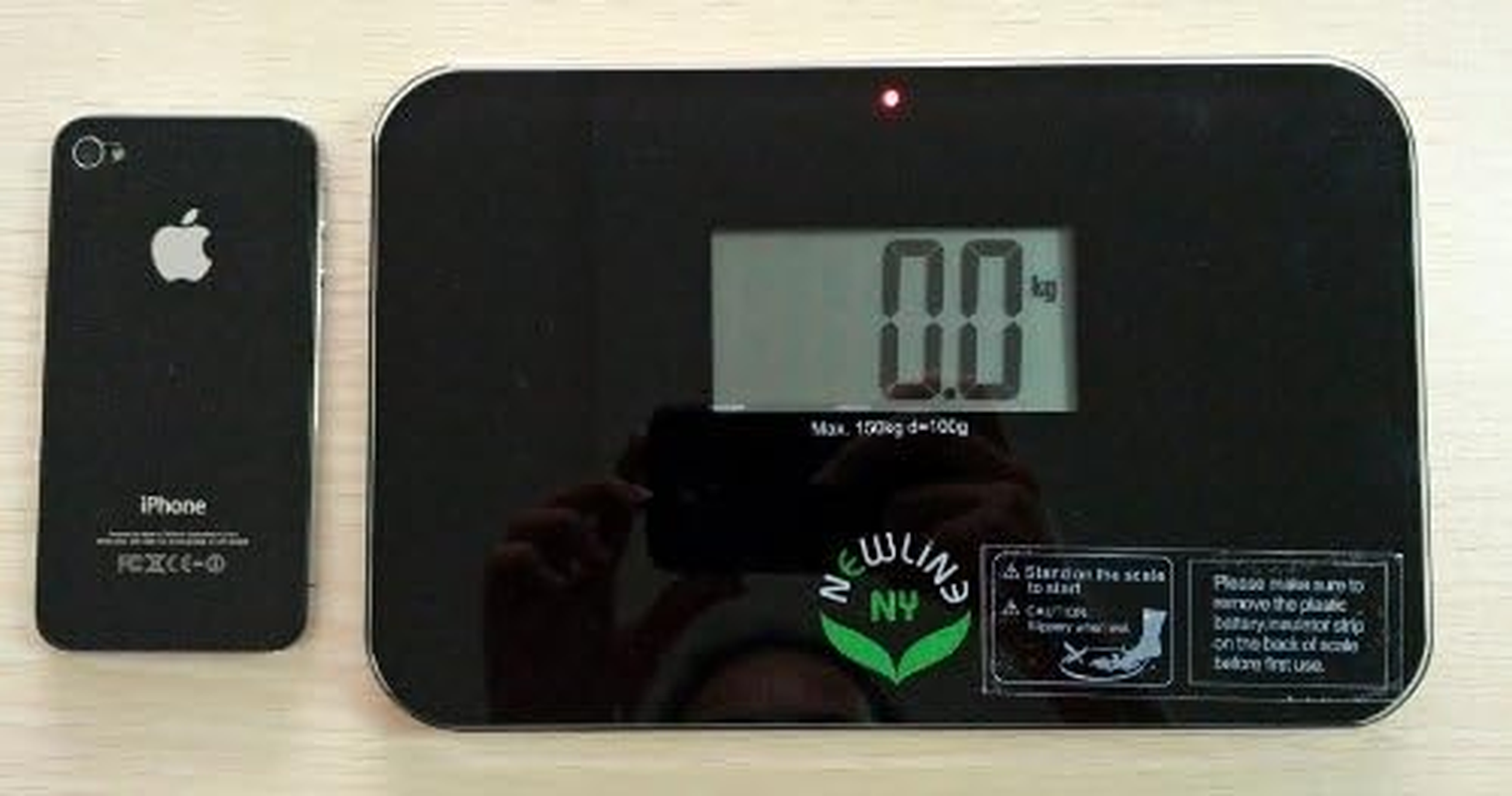 Newlineny Step on Super Mini Smallest Travel Bathroom Scale with Trip Protection Sleeve(Sbb0638Sm): Black - Green image number 7