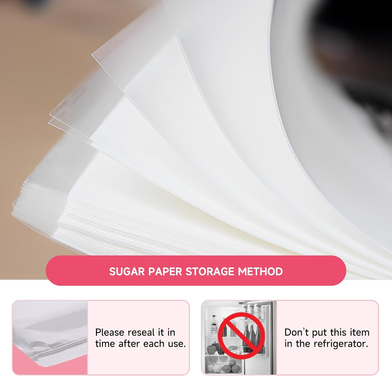 Cakestar 25Pcs Edible Paper, A4 Icing Frosting Sheets for Cake Decorating, Printable Edible Sheets Cake Image, Wafer Paper, Sugar Paper for Cake Toppers, Cookies, Baking, 11.7" X 8.3" image number 4