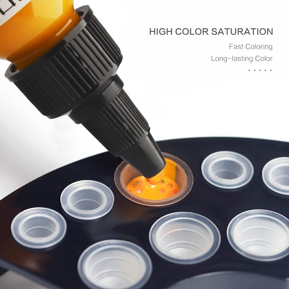 7 Color Tattoo Inks Set for Practice 1 Oz 30Ml/Bottle Tattoo Inks Pigment Kit for 3D Makeup Beauty Skin Body Art(30Ml/Pc) image number 4