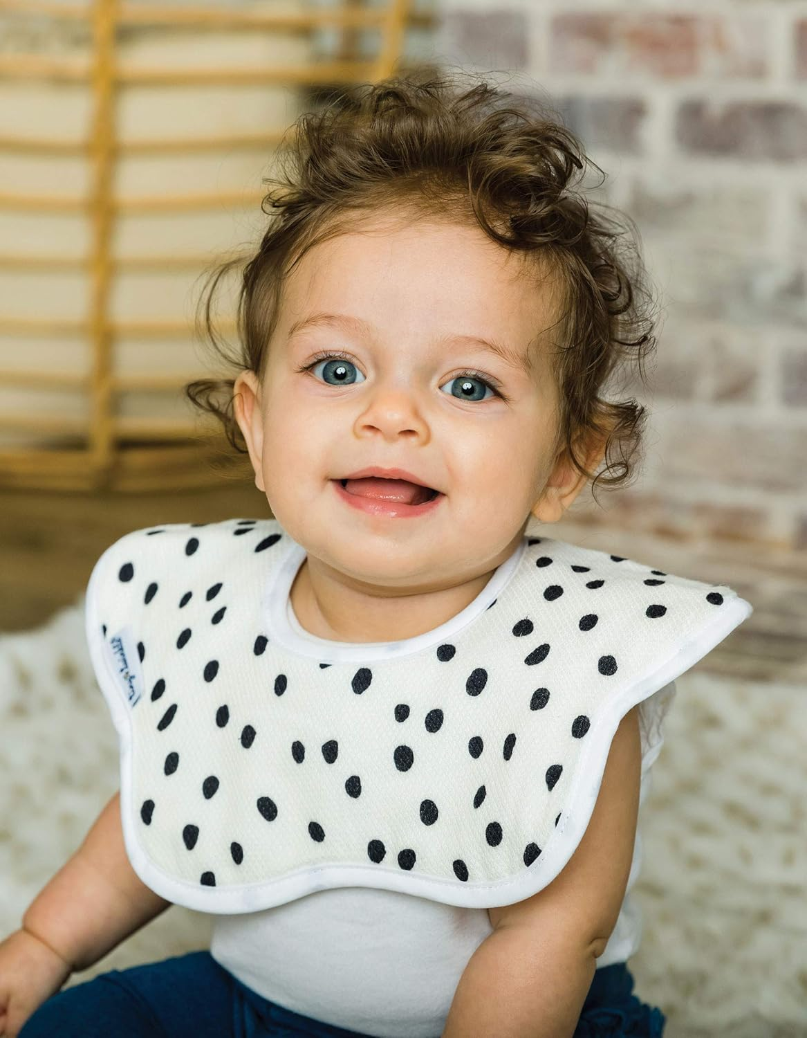 Tiny Twinkle Roundabout Drool Bibs Multi-Pack - 360 Rotating Waterproof and Absorbent Teething Baby Bibs&hellip; - Blush image number 7